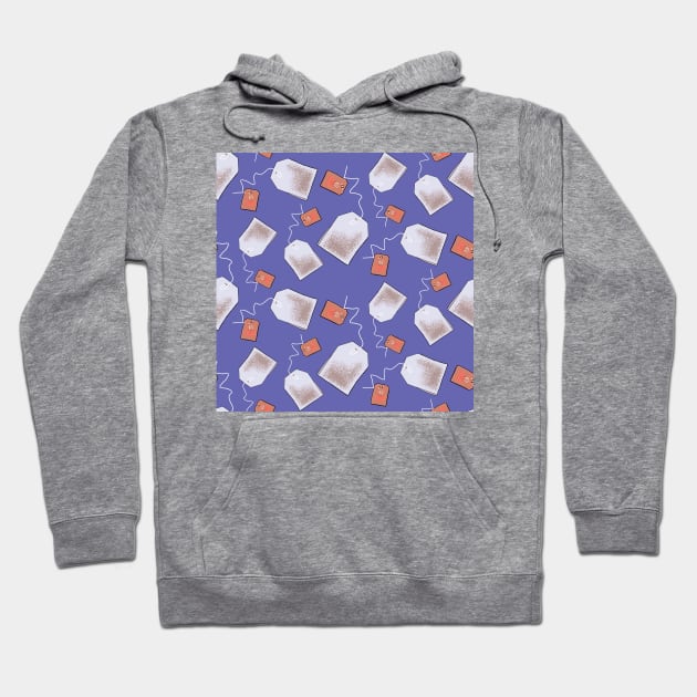 Tea Time - Tea Bags Hoodie by Quick Brown Fox Canada 